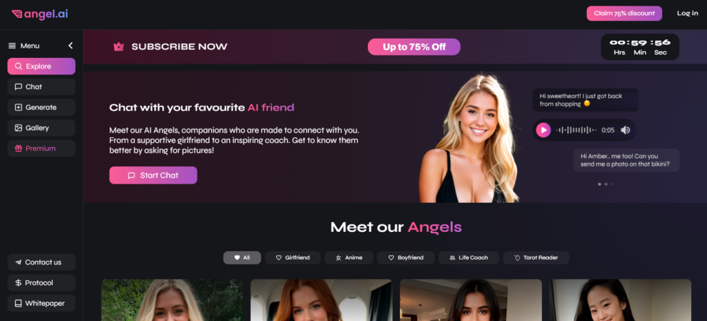 Angel AI - #4 Best Porn AI Chat Bot